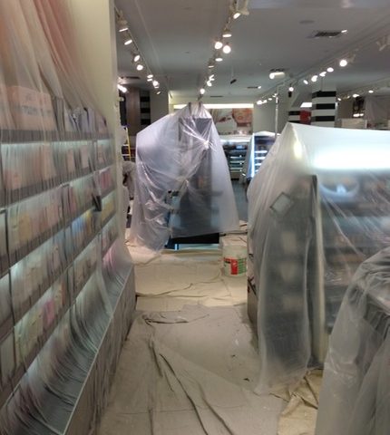 painting retail store nyc